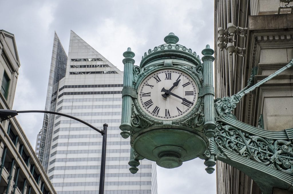 Marshall Field's Clock on State Street